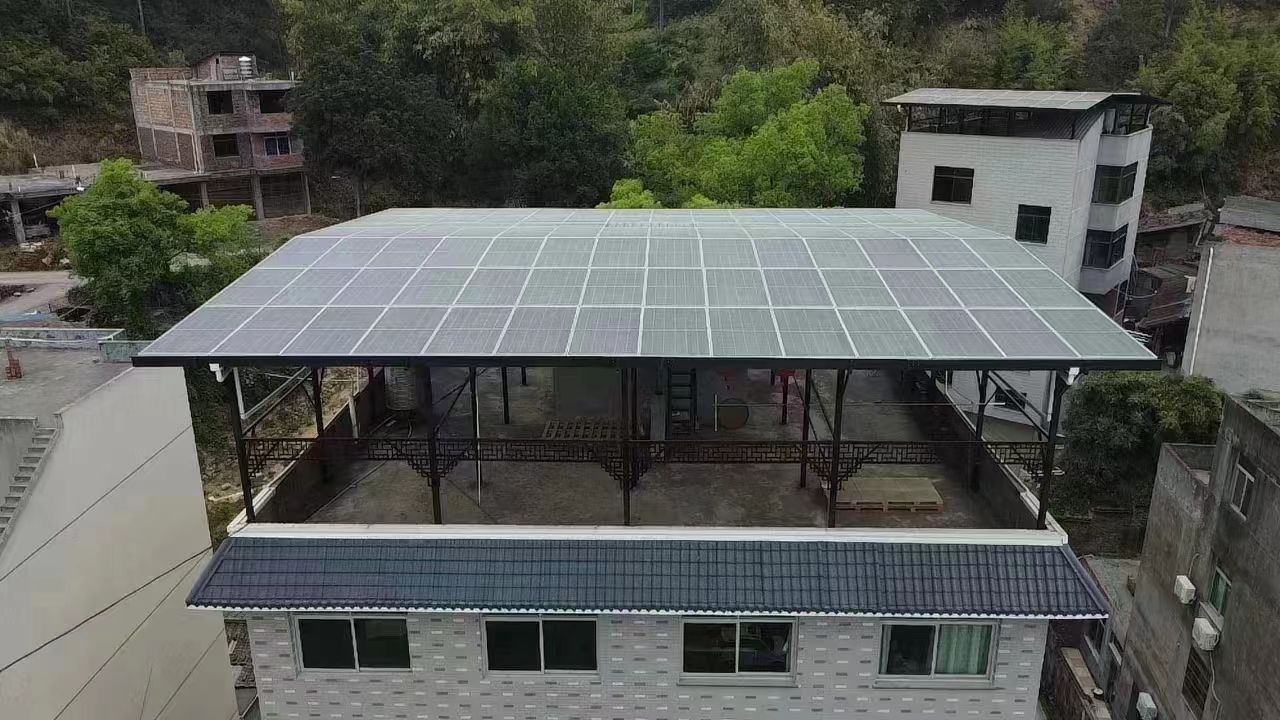 南漳15kw+10kwh自建别墅家庭光伏储能系统